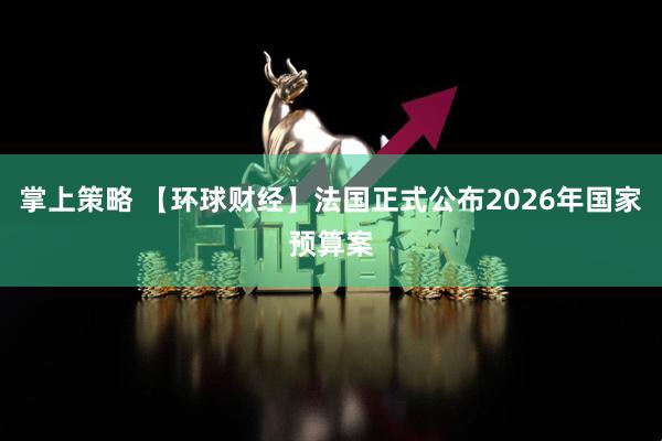 掌上策略 【环球财经】法国正式公布2026年国家预算案