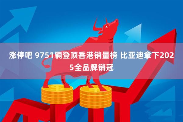 涨停吧 9751辆登顶香港销量榜 比亚迪拿下2025全品牌销冠