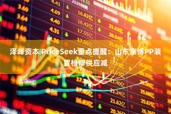泽峰资本 PriceSeek重点提醒：山东京博PP装置检修供应减