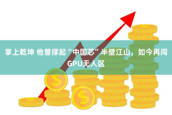 掌上乾坤 他曾撑起“中国芯”半壁江山，如今再闯GPU无人区