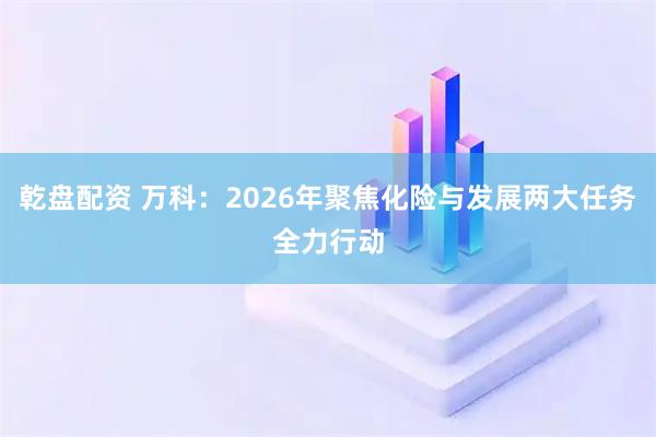乾盘配资 万科：2026年聚焦化险与发展两大任务全力行动